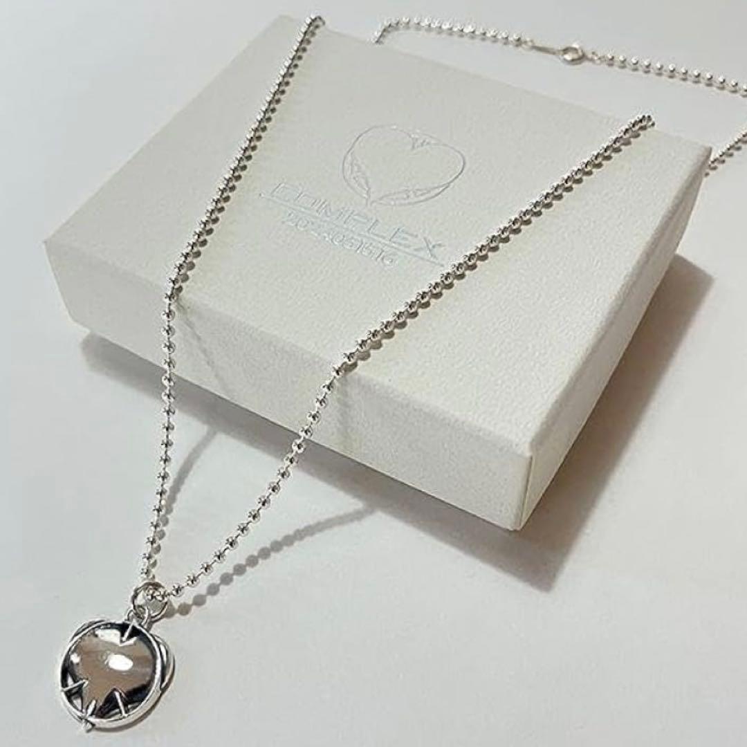 【おまけ付き】COMPLEX「日本一心」ピースハート・シルバーネックレス