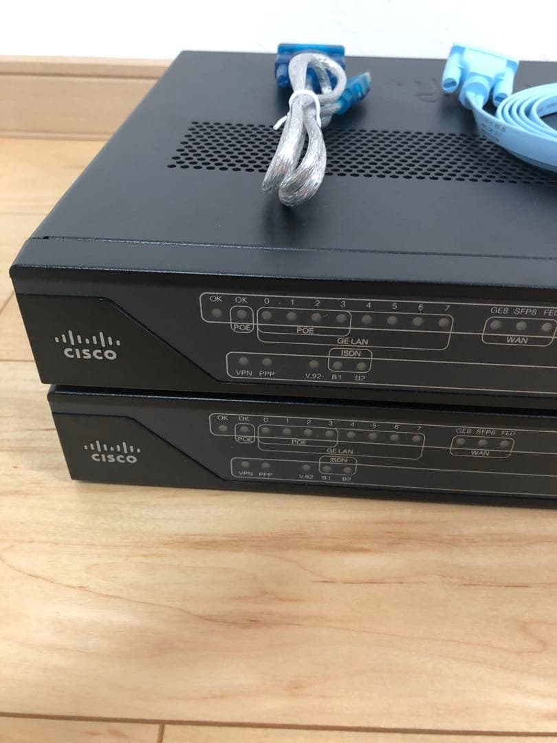 CCNA、CCNP】2台Cisco891FJ 最新 IOS15.9 - メルカリ