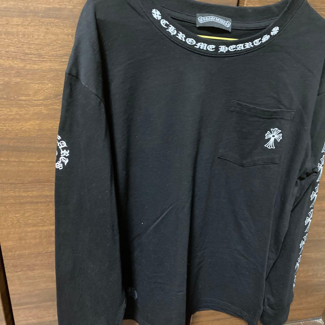CHROME HEARTS ブラック長袖シャツ - メルカリ