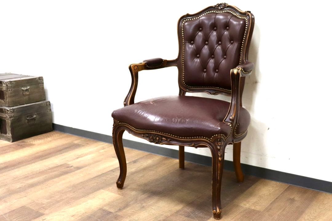 GMIO29H○domani / ドマーニルイXV ルイ15世 サロンチェア ア