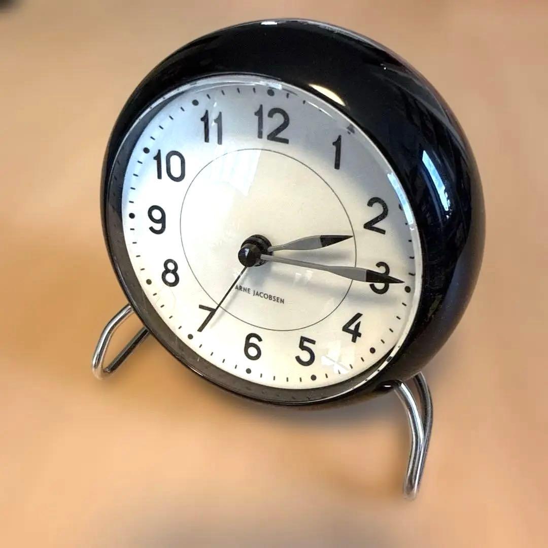 アルネ・ヤコブセン　置き時計　ブラック ARNE JACOBSEN TABLE CLOCK｜CATAWARA（カタワラ）