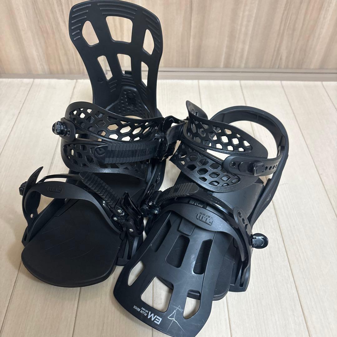 FLUX EM スノーボード ビンディング ブラック FLUX BINDINGS（フラックスバインディング） フラックス ビンディング