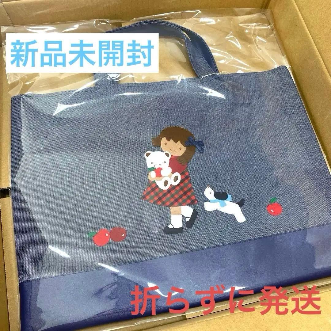 新品未開封familiar ファミリア デニムバッグ ネイビー 2025年 春夏