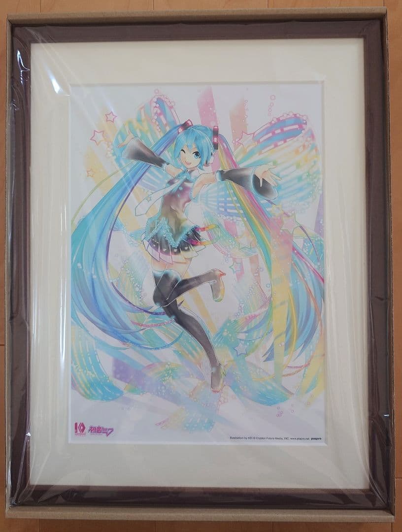 初音ミク １０周年記念ミストグラフ Art by KEI 新品