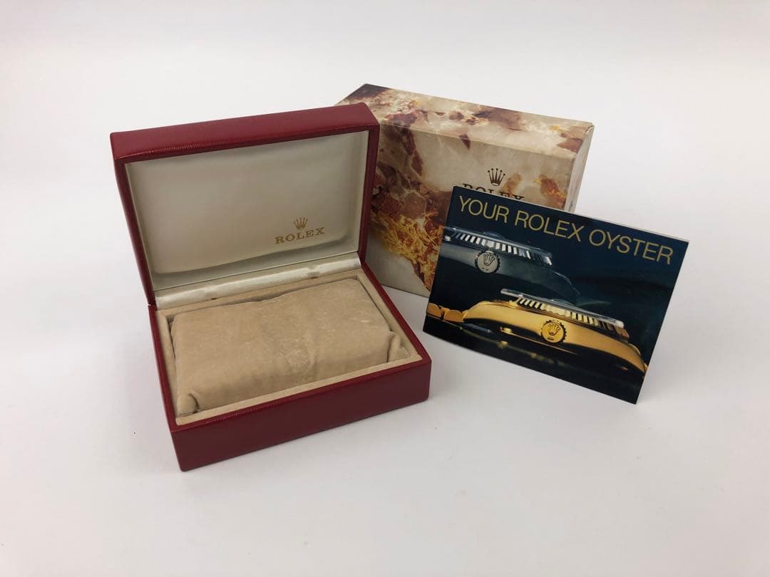 チ*認様 ロレックス　空き箱　外箱　内箱　小冊子　レッド