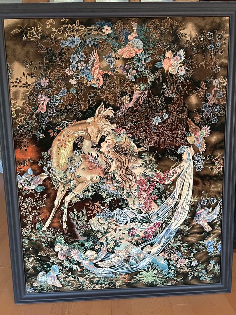 ペルシャ絨毯　額縁　日本橋高島屋外商品