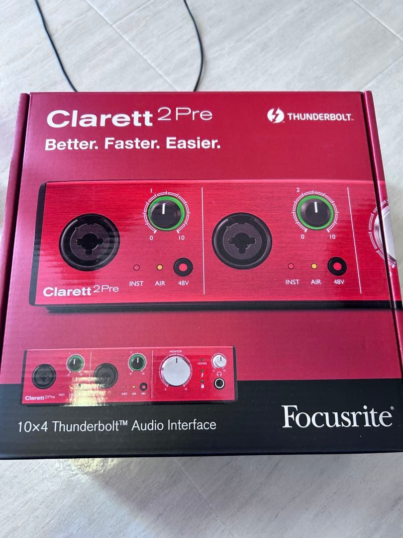 Focusrite Claret 2Pre TB オーディオインターフェイス