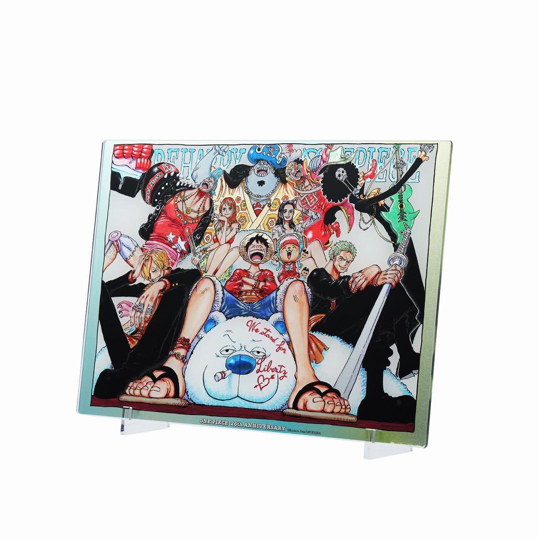 ワンピース 箔入りアクリルアート ルフィ ゾロ サンジ アクリル