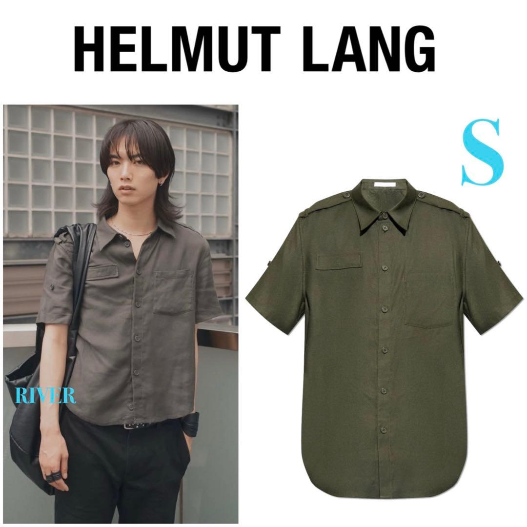 HELMUT LANG】LINEN EPAULET SHIRT S - メルカリ
