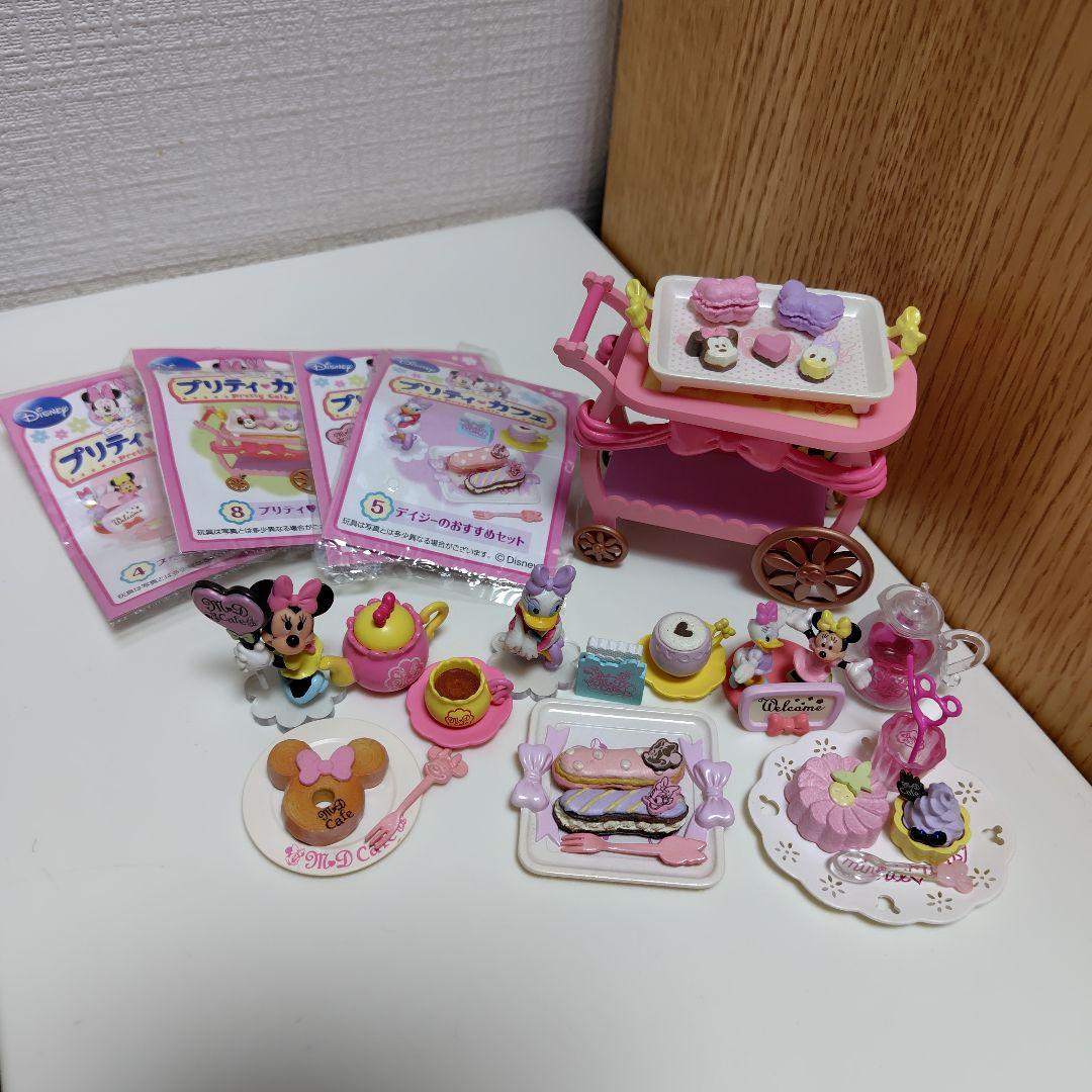 ミニー&デイジー プリティカフェ フィギュア 4点セット