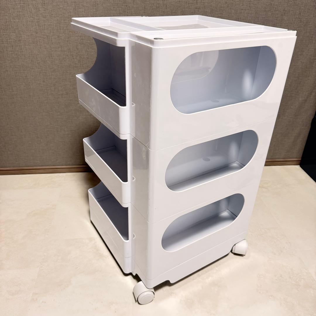 ボビーワゴン リプロダクト ホワイト 3段4引出し - メルカリ