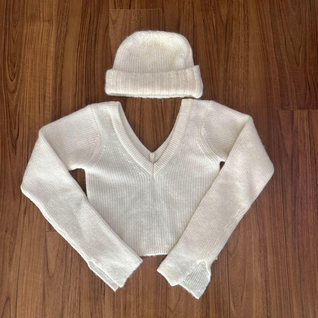 BIOTOP allege ニット ニット帽　モヘア