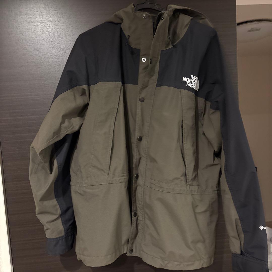 THE NORTH FACE マウンテンパーカー L カーキ/ブラック - メルカリ
