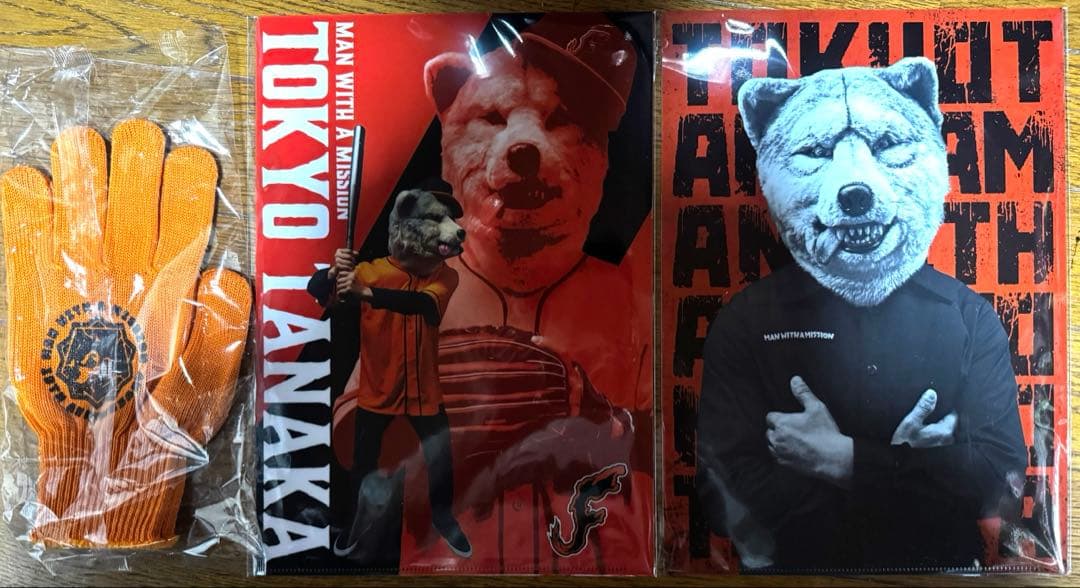 w*w様 マンウィズ ガウガウくじ トーキョー・タナカ3点セット クリアファイル マンウィズ 一番くじ トーキョー タナカ クリアファイル タオル セット