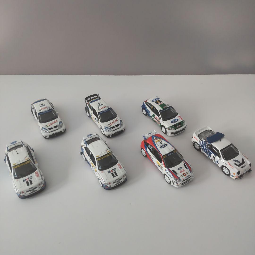 フォード　フォーカス、シエラ、エスコート　ラリーカーコレクション　7台セット GT7でFocus RSを使って、98年型フォード・エスコート・ラリーカーの