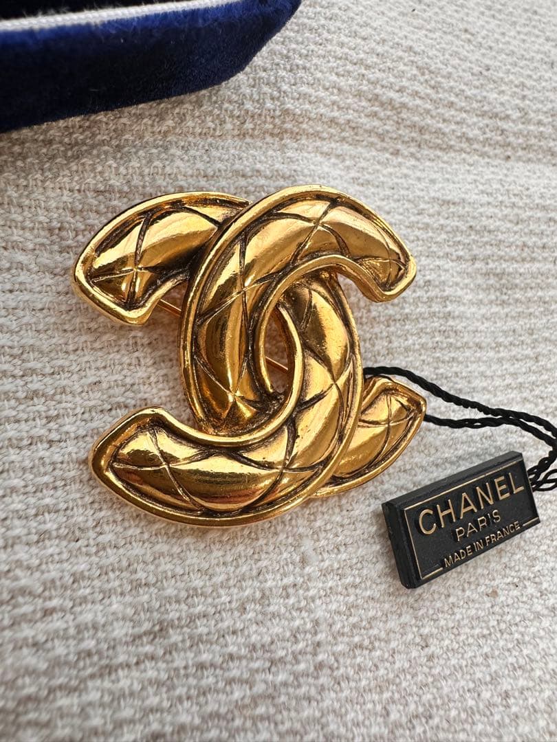 ⭐️ 鑑定済✨未使用【CHANEL】ブローチ　マトラッセ　CHANEL