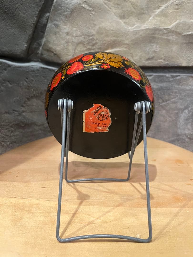 ロシア伝統工芸 ホフロマ 小物入れ - メルカリ