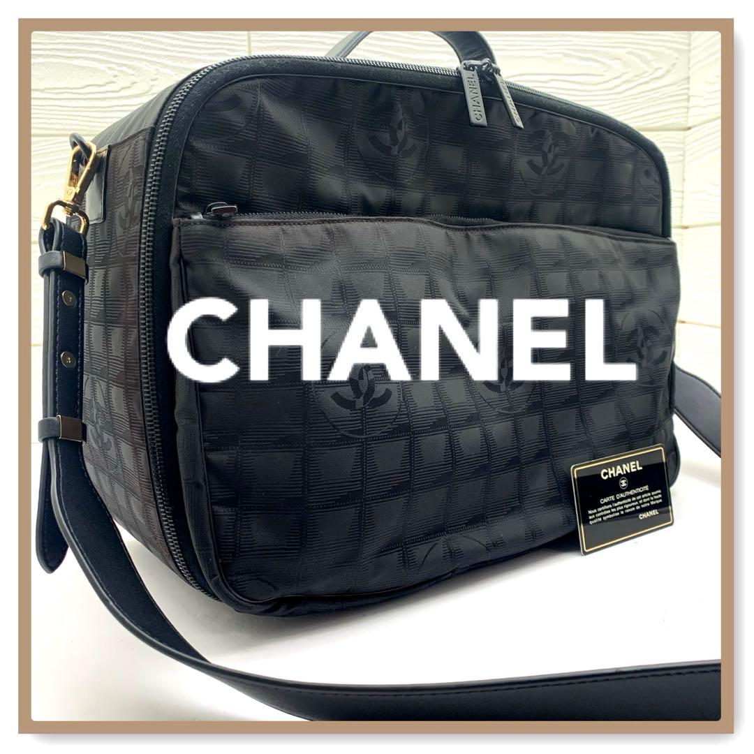 希少！CHANELシャネルニュートラベルライントラベルバッグスーツケース2Way