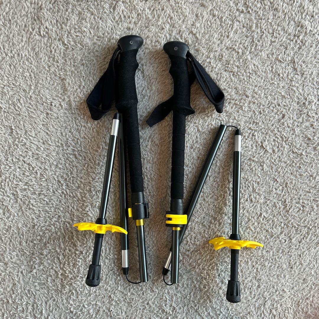 bca アルミストック ブラック/イエロー 伸縮式