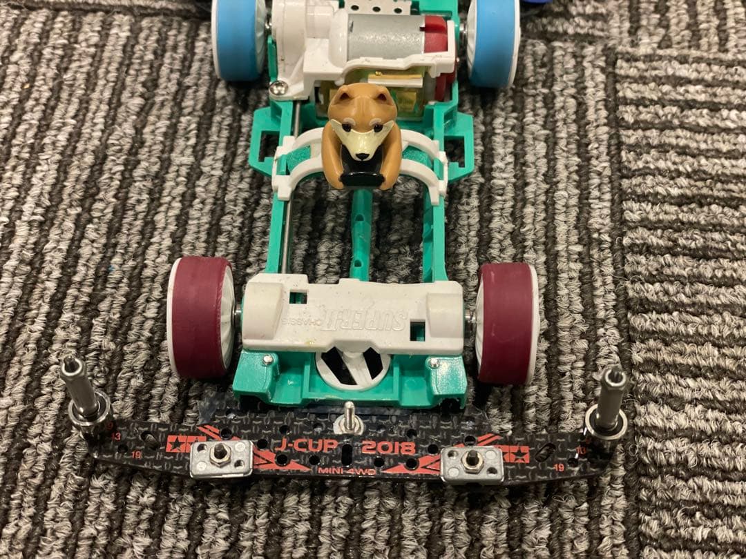 フルカスタム スーパー2 シャーシー 超軽量 電池落し カーボン