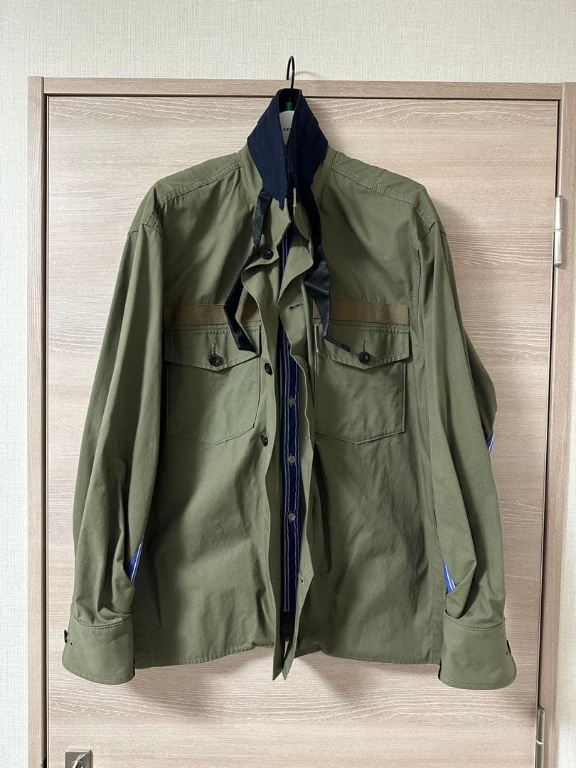 sacai ドッキングミリタリーシャツ