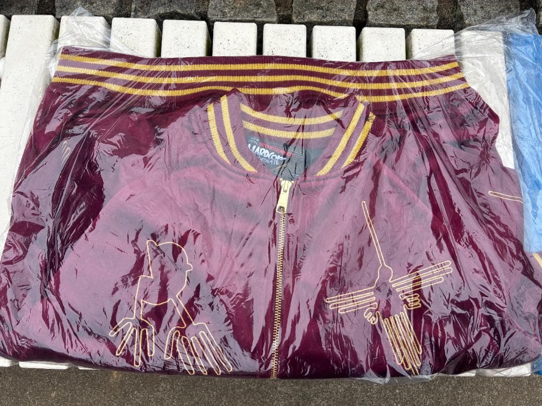 【新品】ナスカジャン2025 別珍（キヌア・バーガンディ）サイズＬ