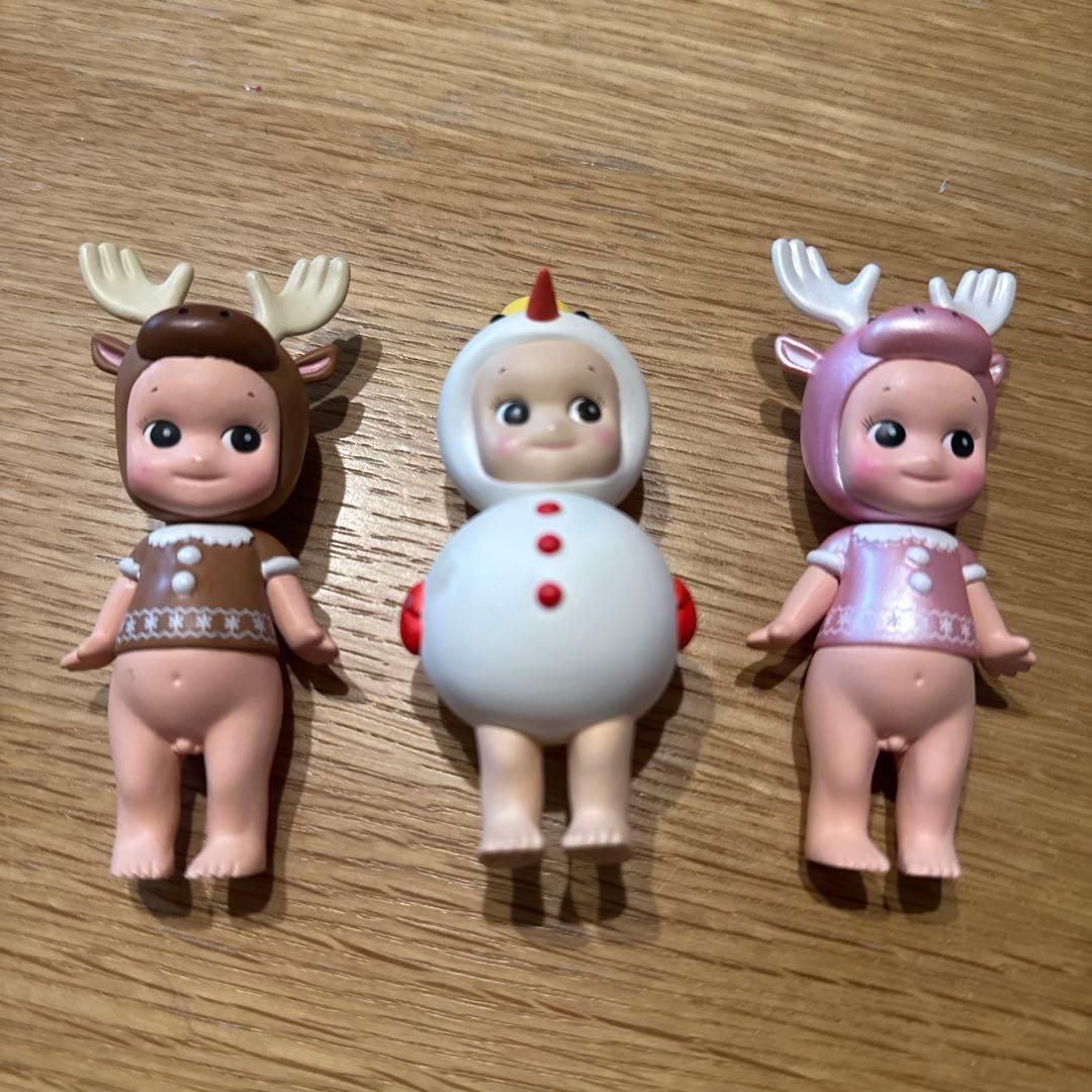 ソニーエンジェル　トナカイ　雪だるま　3体セット