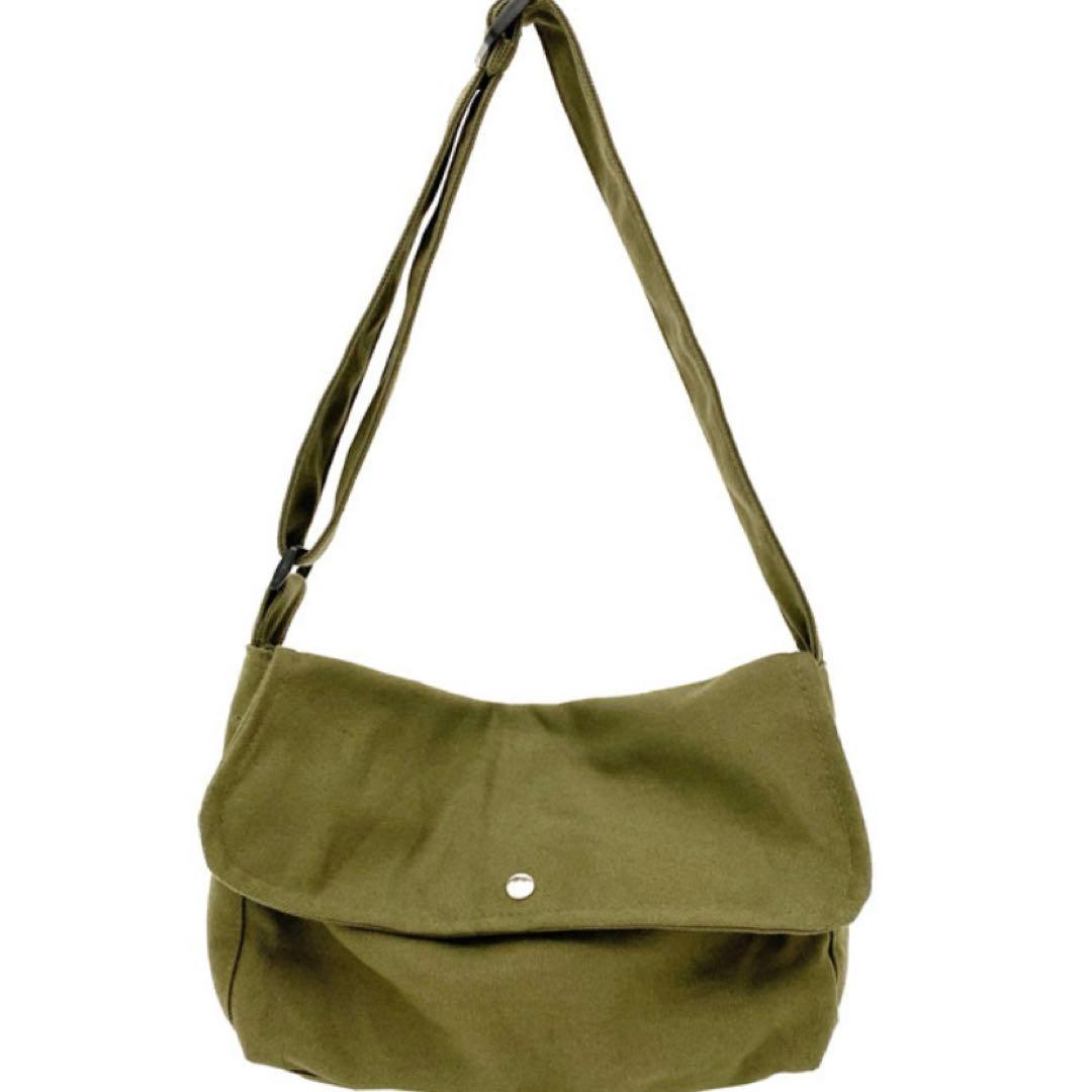 ニュースペーパーバッグ ミリタリー メッセンジャー カーキ 緑 新品