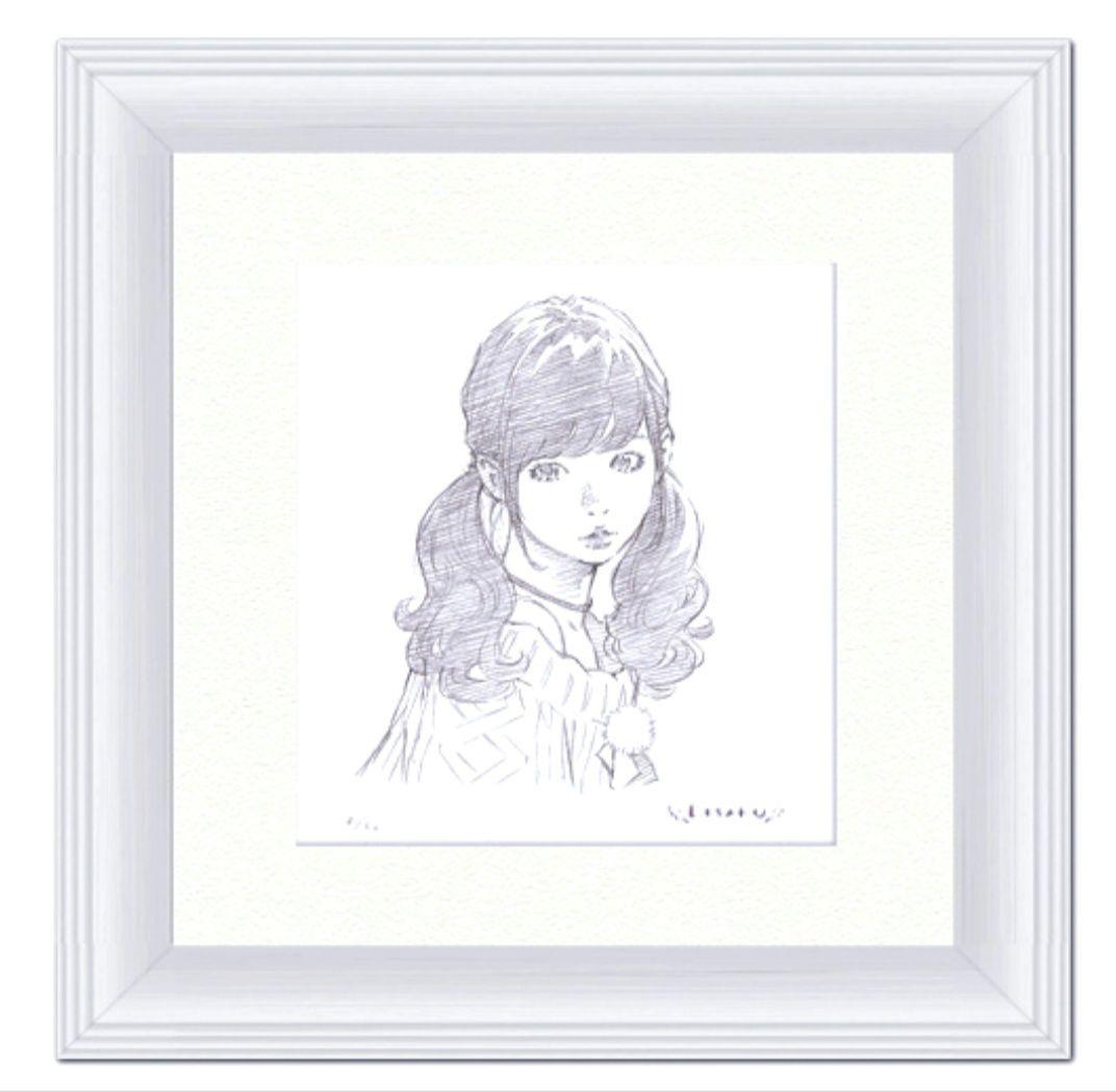 窪之内英策 ジクレー 　作品名 : 片思い1 限定50枚　シリアルナンバー入り