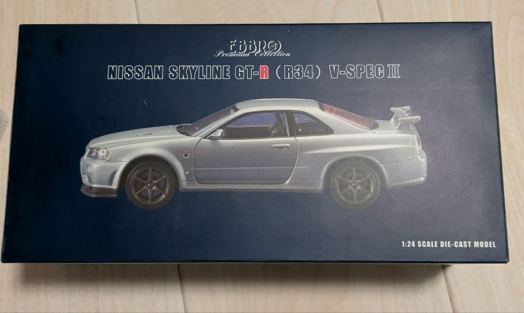 自動車 Nissan Skyline GT-R (R34) V-SPEC II 1/24