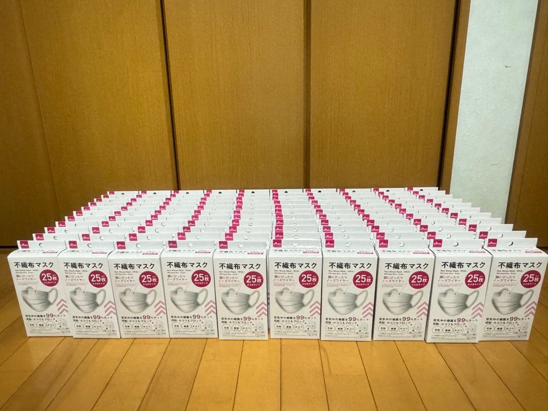 【24時間以内発送110箱‼️】不織布マスク 25枚入り 小さめ