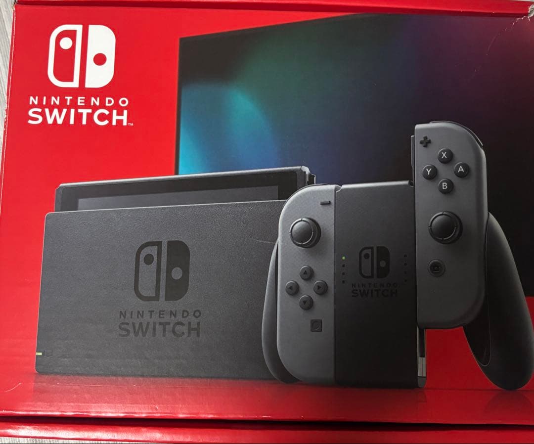 Nintendo Switch 本体 赤黒コントローラー付き