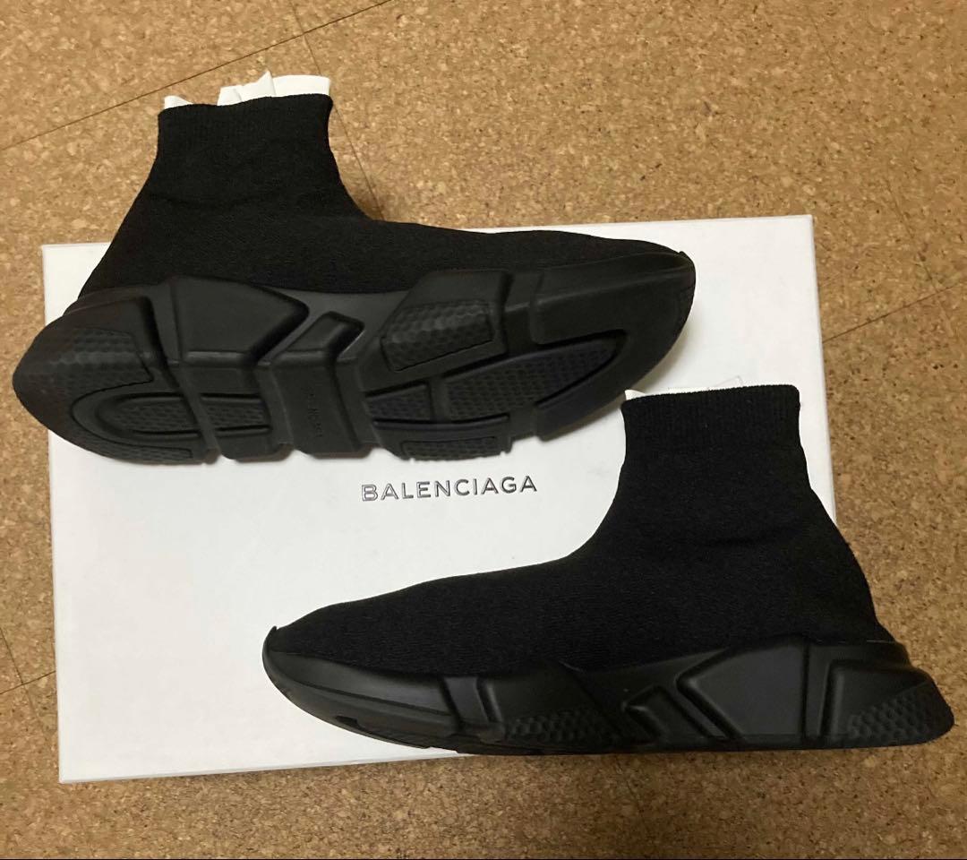 BALENCIAGA ブラック ハイカットスニーカー