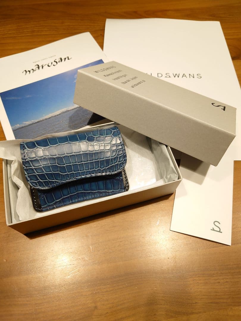 WILDSWANS ワイルドスワンズ 藍染クロコ タング - メルカリ