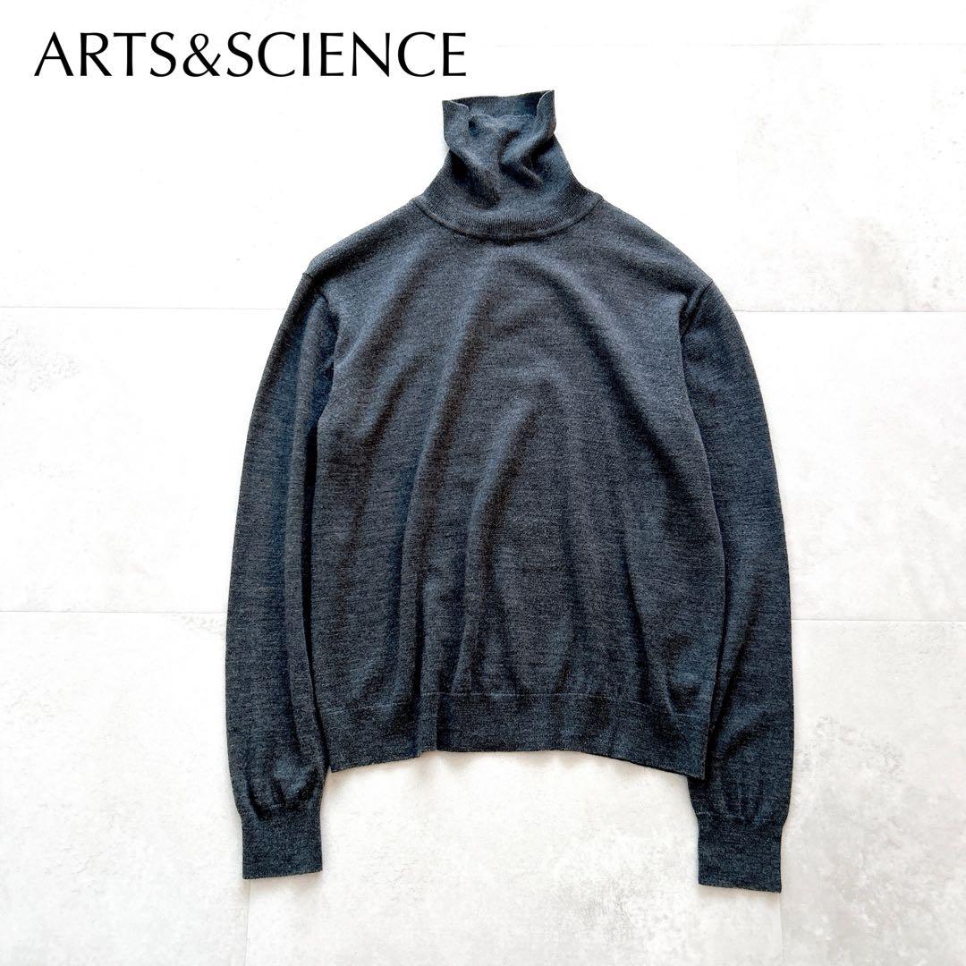 アーツアンドサイエンス　タートルネックニット　ウール100 日本製サイズ1 近年 ARTS & SCIENCE（アーツアンドサイエンス） 【2023AW/定価13万】アーツ
