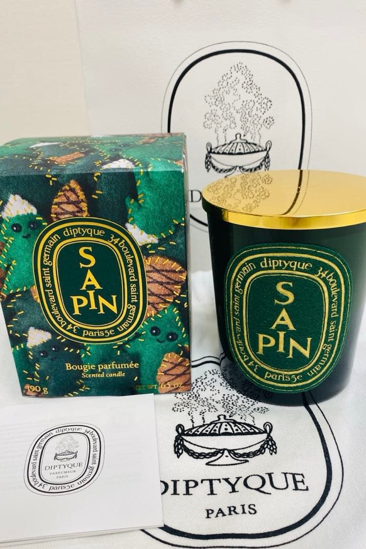 新品未使用品　diptyque Sapin アロマキャンドル
