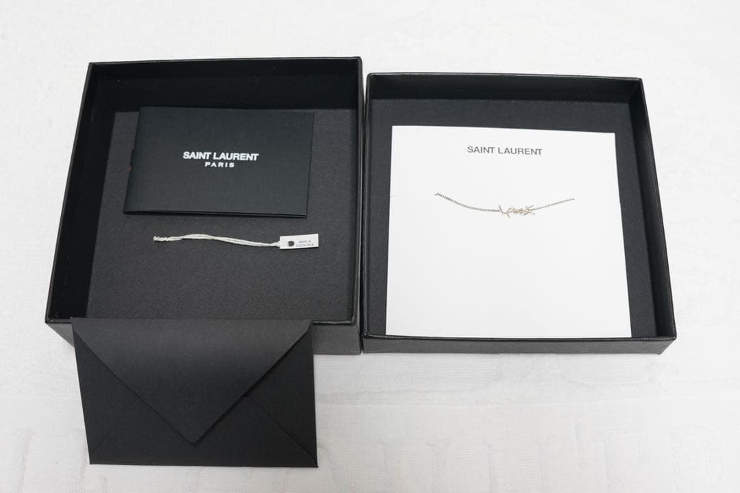 SAINT LAURENT YSLロゴ チェーンブレスレット