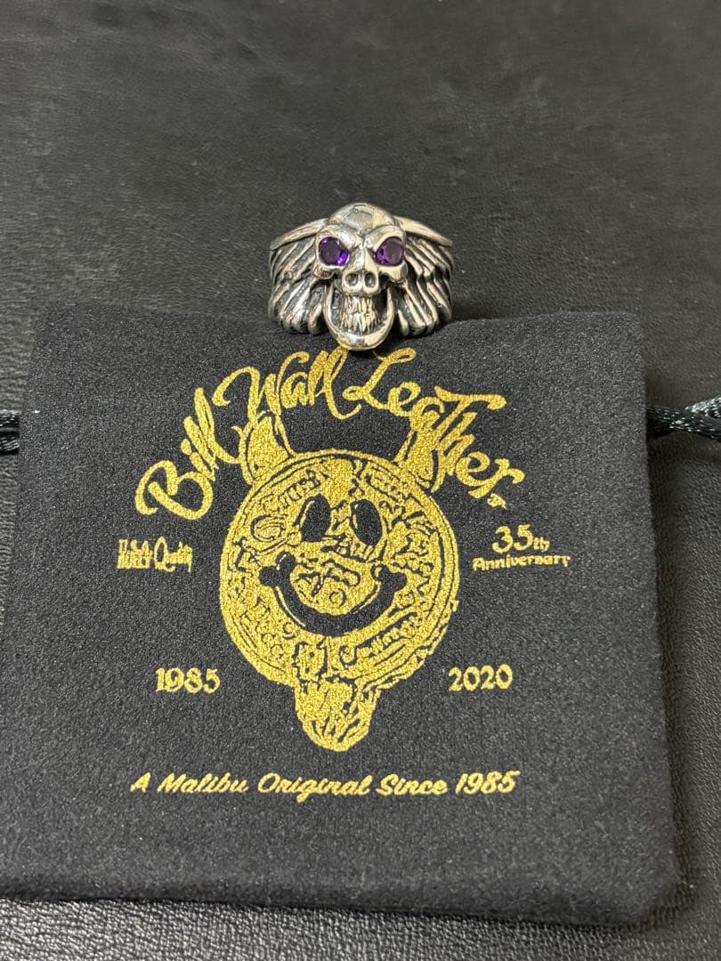 Bill Wall Leather スカルリング 美品