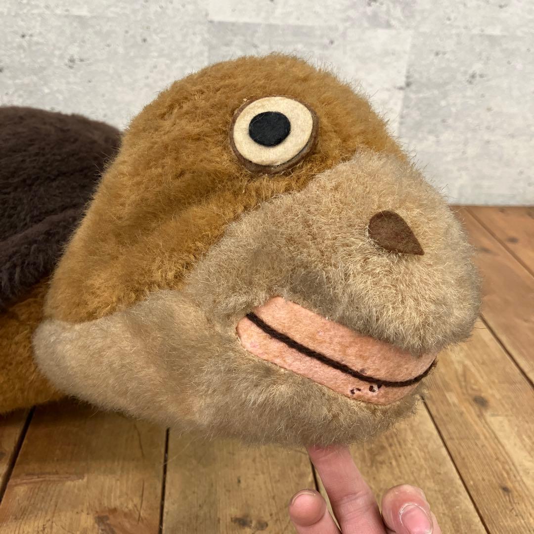 昭和レトロ 当時物 ウミガメ カメ 亀 海の生き物 ぬいぐるみ 人形