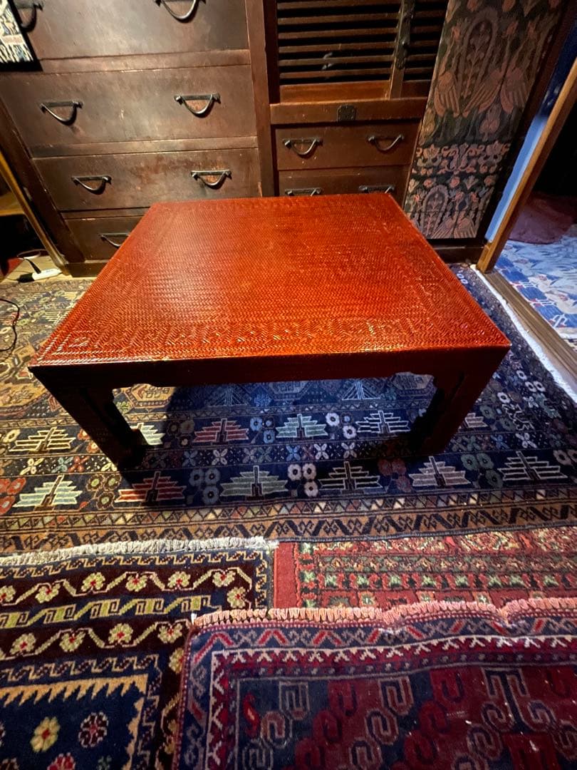 九州籃胎漆器 座卓