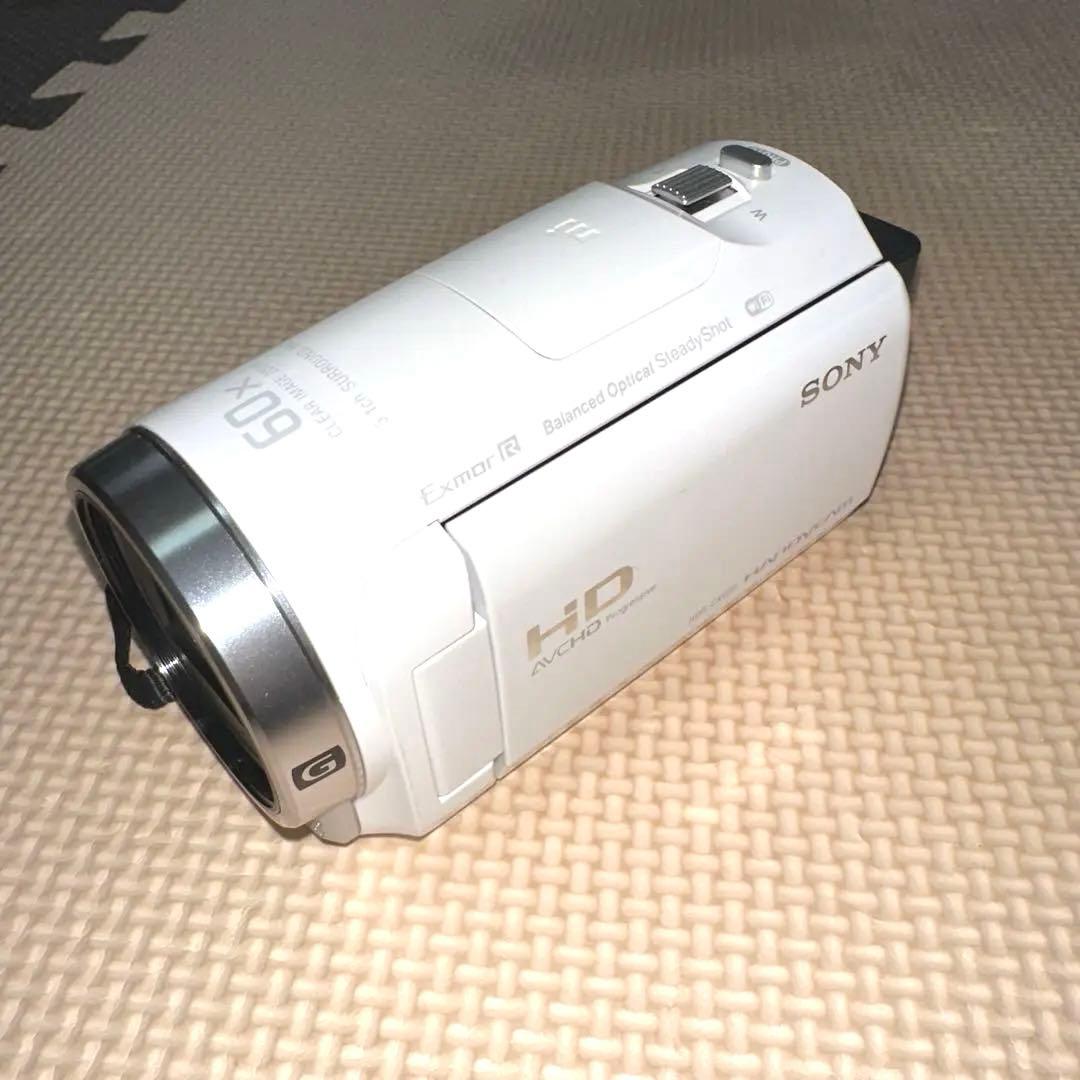 SONY HDR-CX680 ホワイト　美品　これからのシーズンにぴったり。
