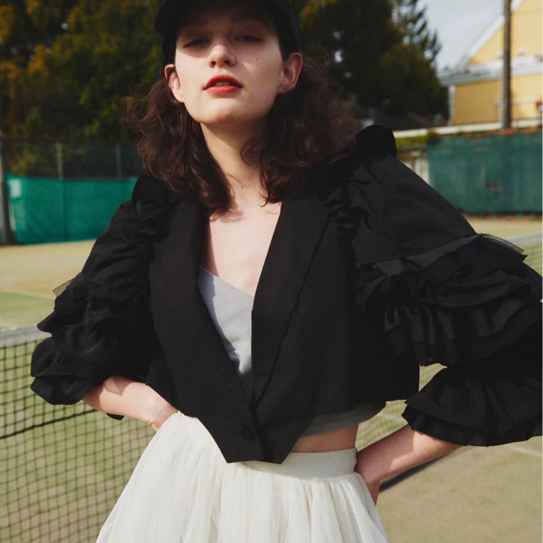 【美品】ラベルエチュード 2way sleeve design Jacket