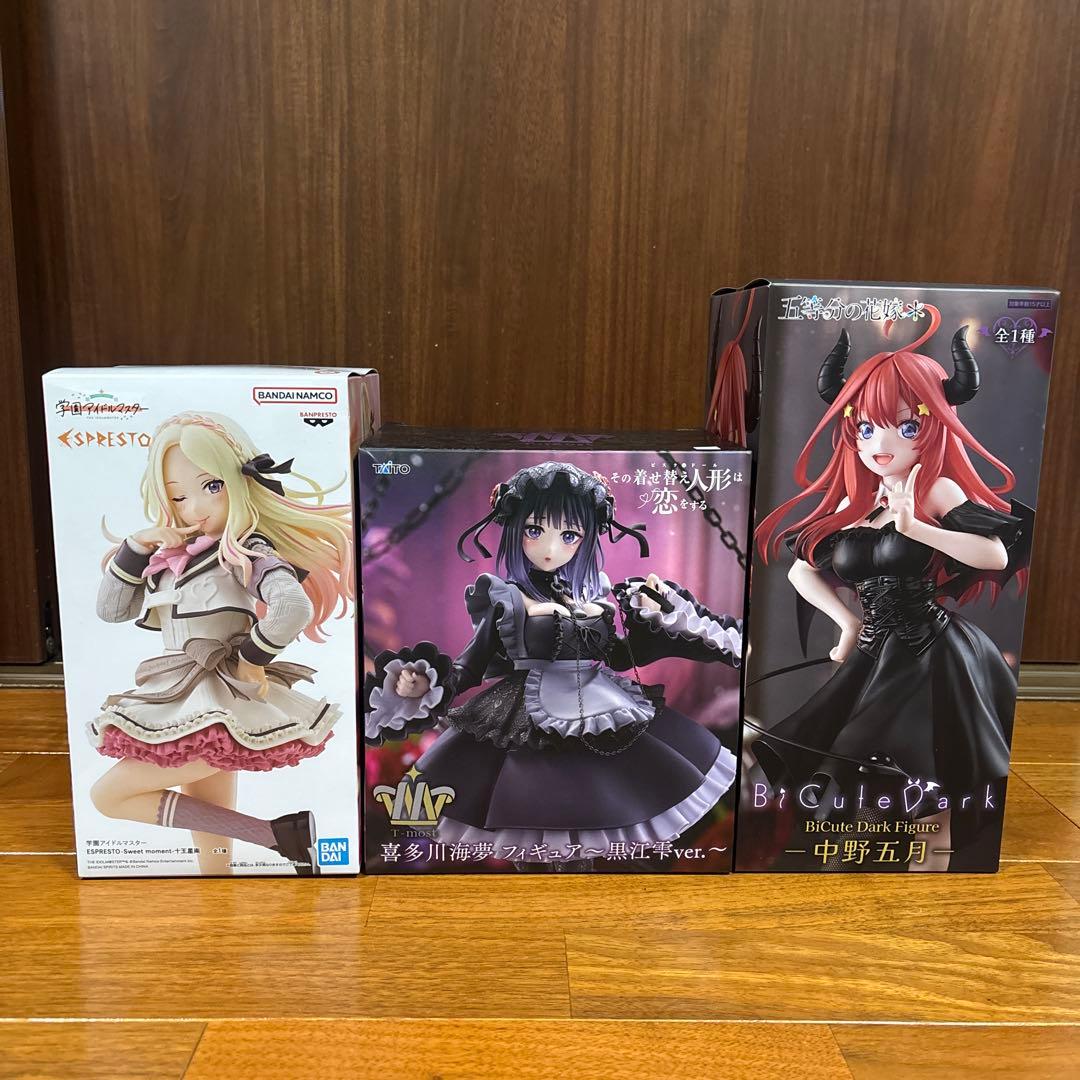 美少女フィギュア3体まとめ売り 十王星南 喜多川海夢 黒江雫ver. 中野