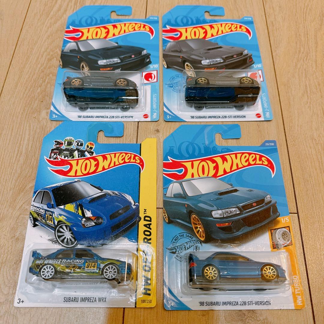 ホットウィール スバル インプレッサ WRX STI 22B GC8 GDB - メルカリ