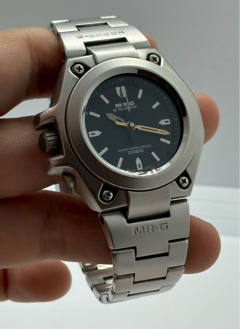 Gショック　MRG-120 フルメタル　ブルー文字盤