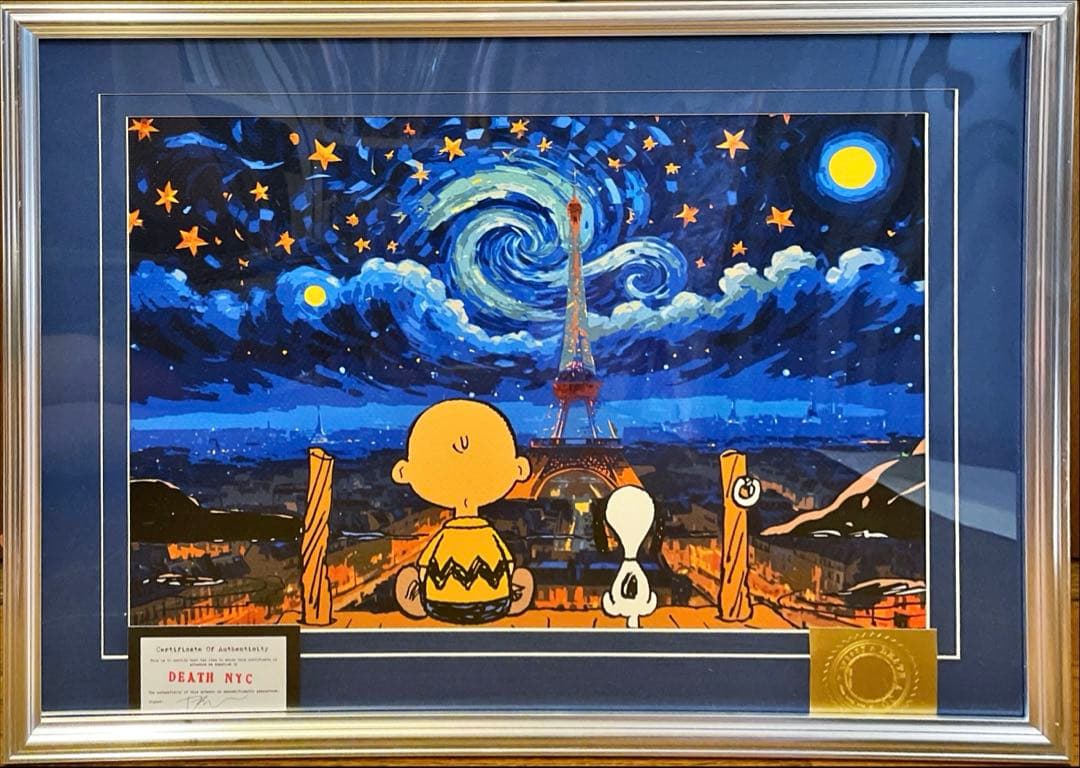 額込 世界限定100枚DEATH NYC アートポスター 現代アート 48