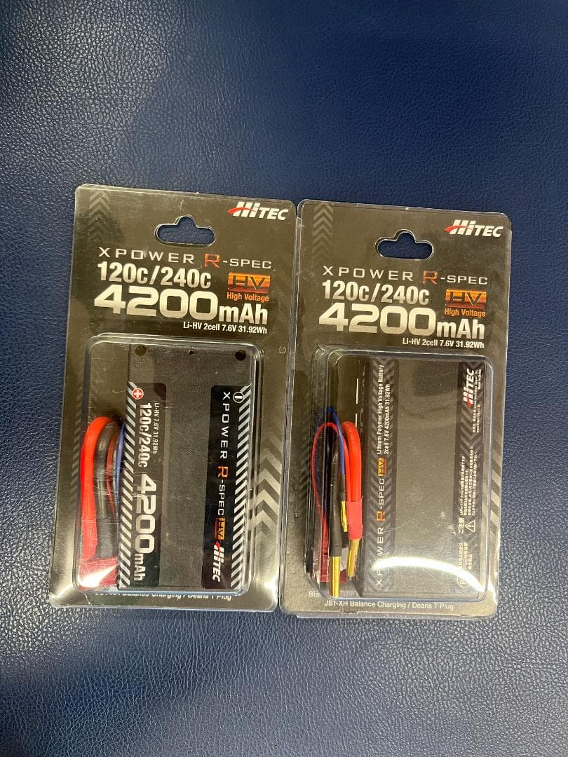 ハイテックリポバッテリーXPOWER HV 7.6V 4200mAh 2個セット