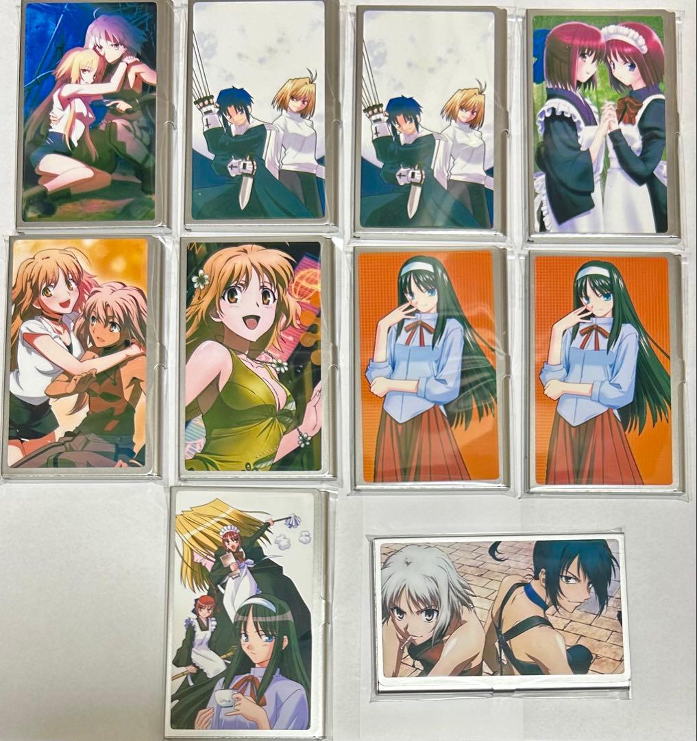 TYPE-MOON 名刺ケース　セット 月姫 CANAAN メルブラ