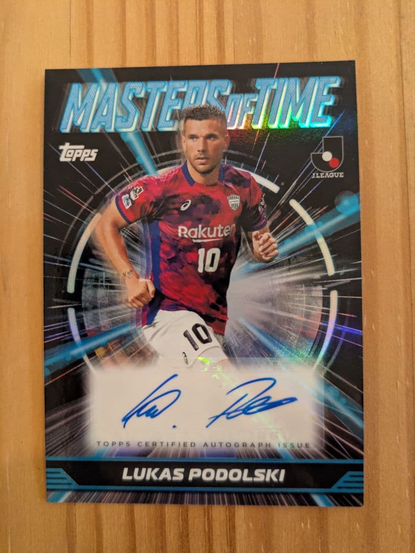 TOPPS 2025 Jリーグ 神戸 Lukas Podolski サイン入り