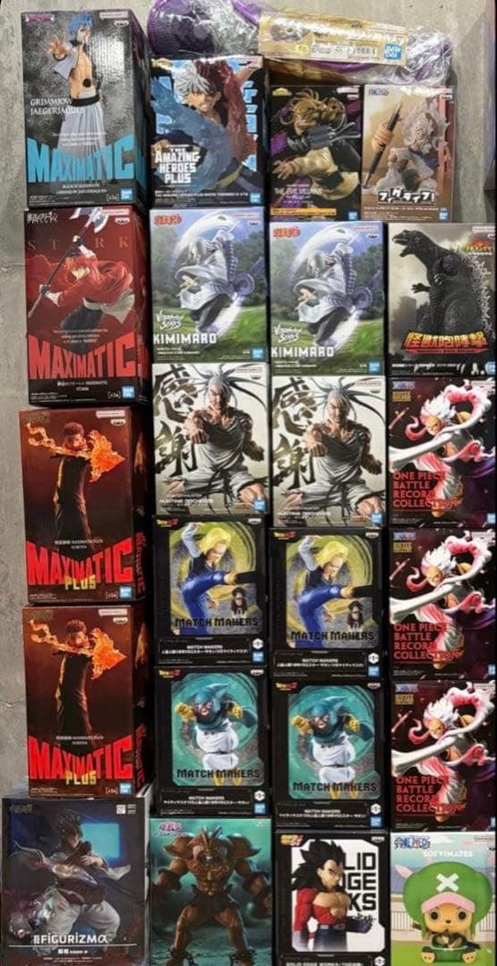 最新プライズフィギュアまとめ売り　24点　ワンピース、ドラゴンボール 2024年4月プライズフィギュア 入荷予定日リスト【ドラゴンボール